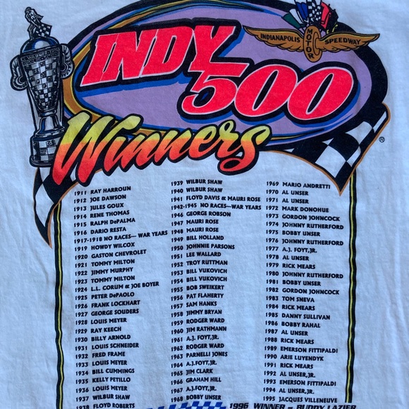 RARE, vintage Indianapolis 500 81st Running 1997 t-shirt. - Picture 6 of 6